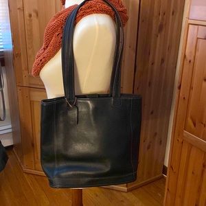 Coach calf leather vintage small tote.